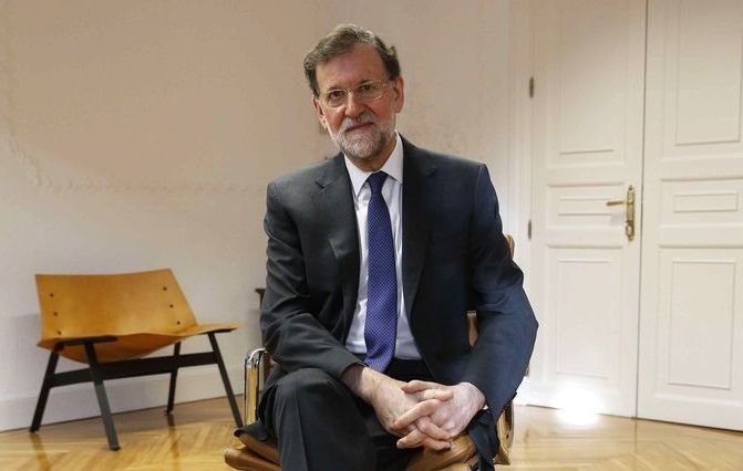 Mariano Rajoy posa para la entrevista