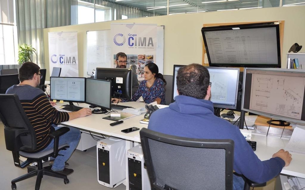 En la imagen, integrantes del grupo CIMA de la Universidad de Vigo.