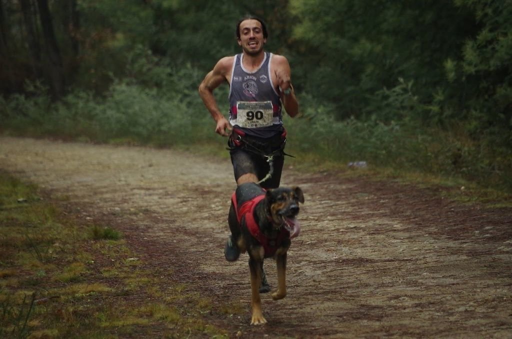 Atletas y perros comparten competición en el Gallego de Mushing.