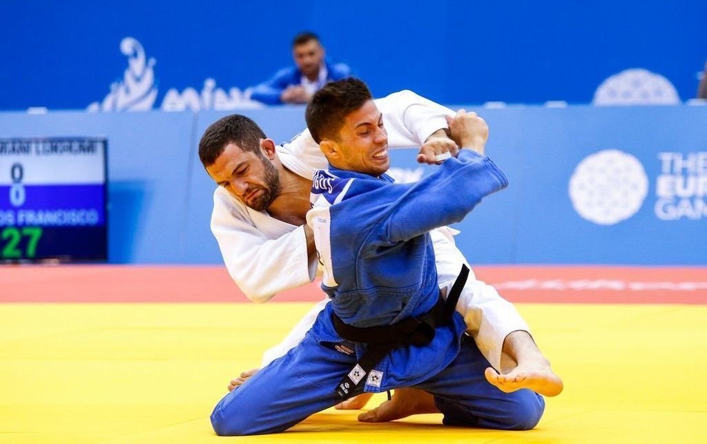 Fran Garrigós, judoca del Famu de Frutos, en una competición anterior.