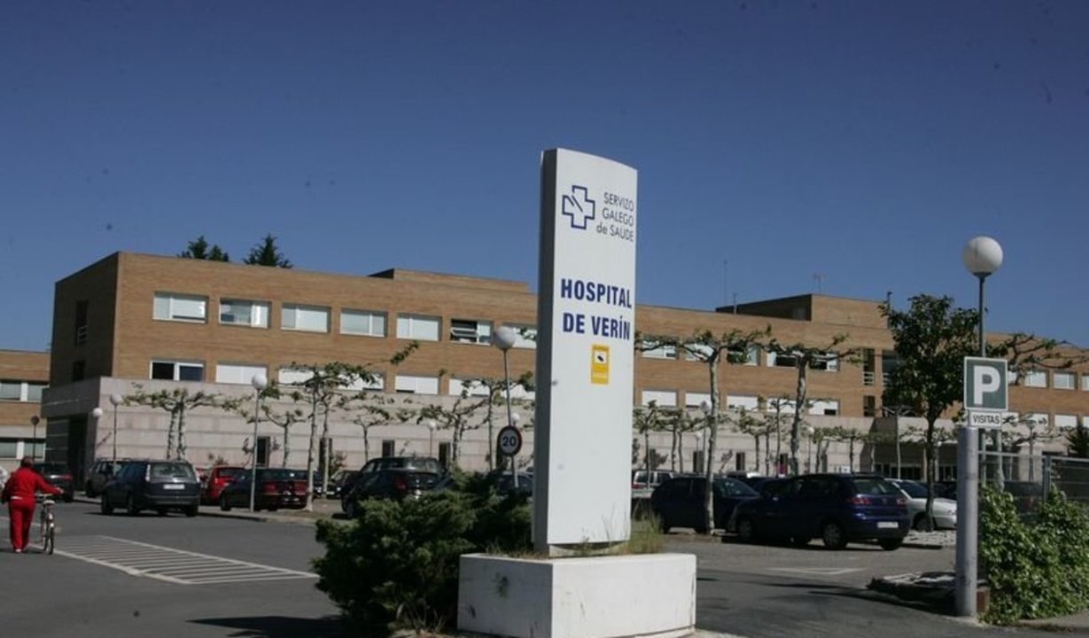 Vista exterior del Hospital de Verín.