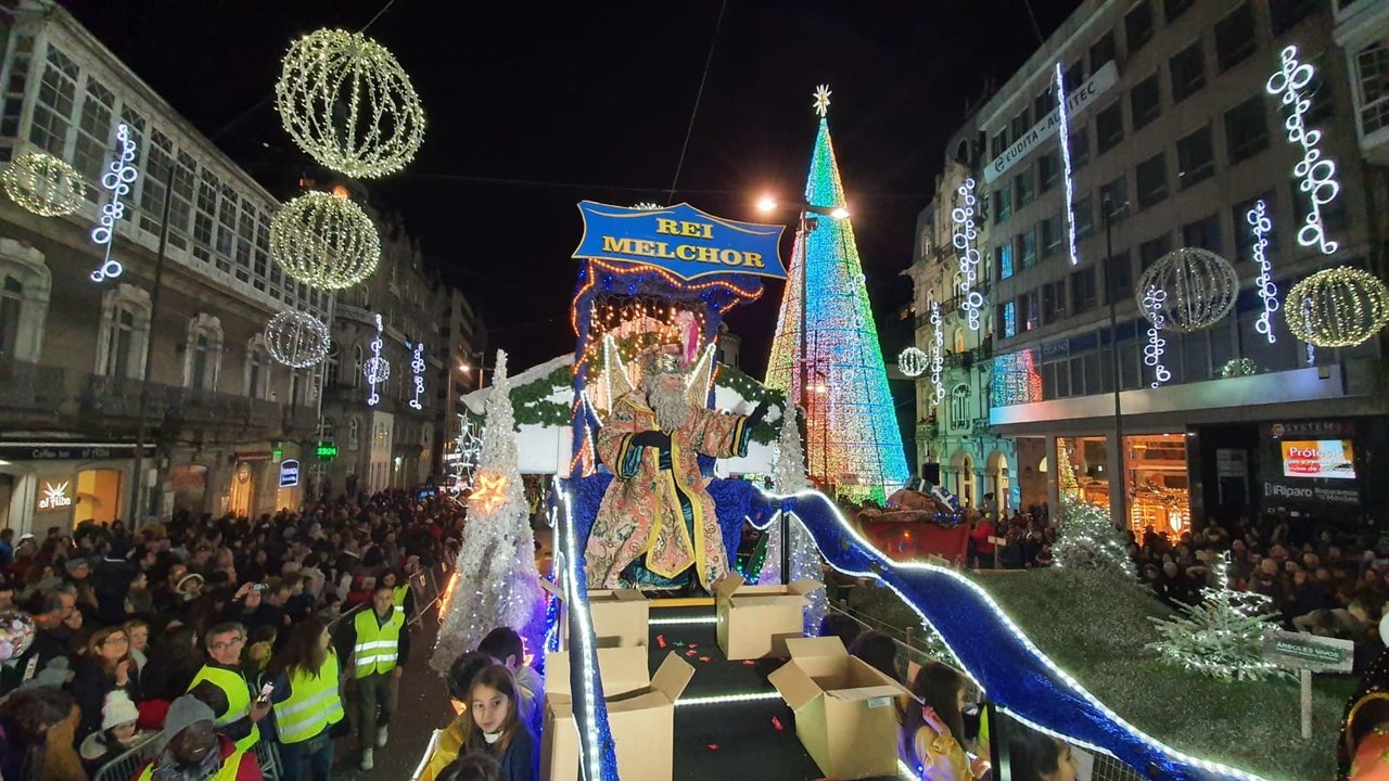 Cabalgata de los Reyes Magos en Vigo