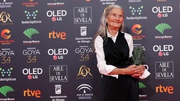 La actriz Benedicta Sánchez recibe el Goya a la actriz revelación