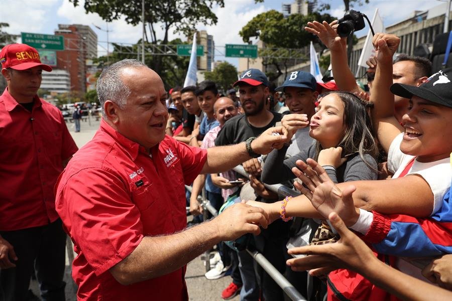 El presidente de la Asamblea Nacional Constituyente (ANC) de Venezuela, Diosdado Cabello