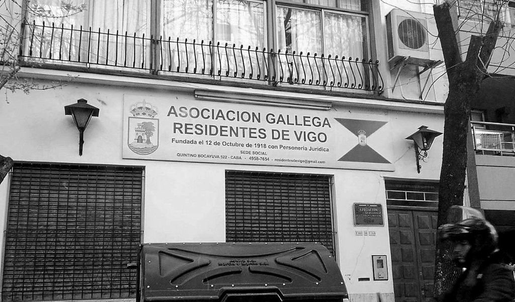 La asociación de vigueses en Buenos Aires.
