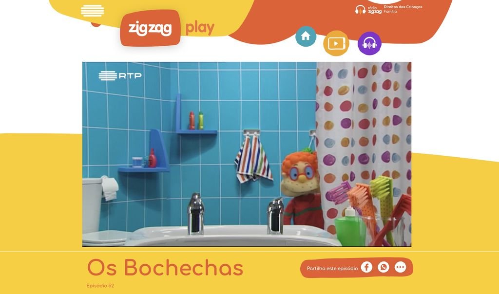 Os Bolechas emítense na televisión pública portuguesa RTP baixo o nome de Os Bochechas.