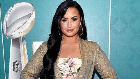 Demi Lovato, en la pasada edición de la Super Bowl.