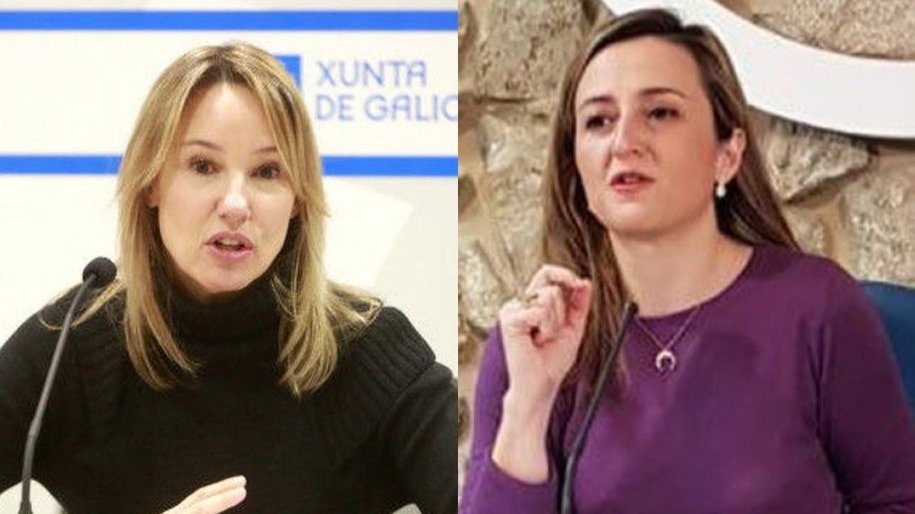 Las viguesas Marta Fernández-Tapias y Teresa Egerique.