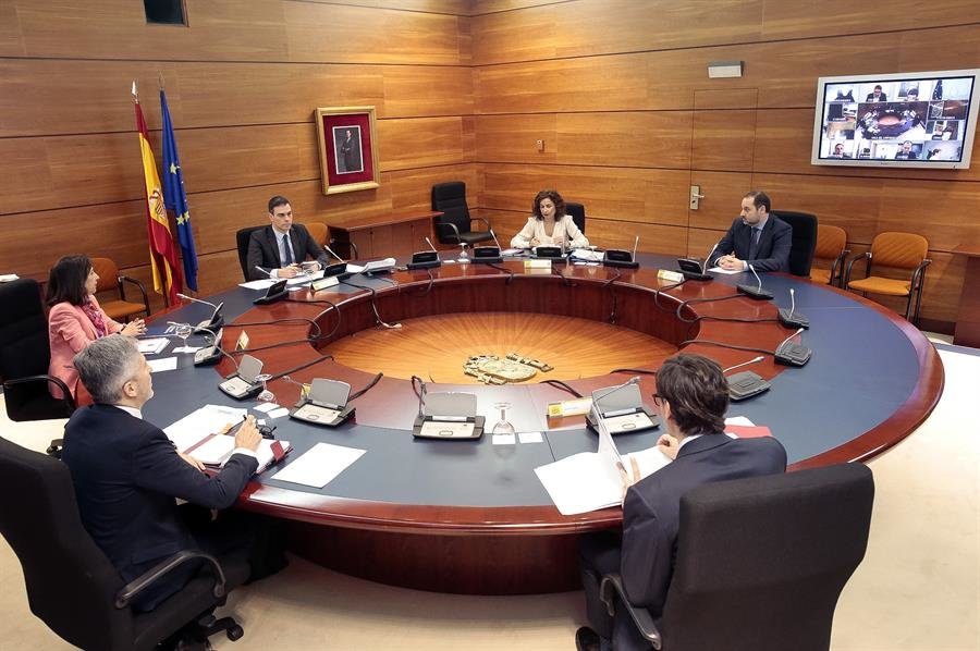 El jefe del Ejecutivo, Pedro Sánchez, preside este martes el Consejo de Ministros