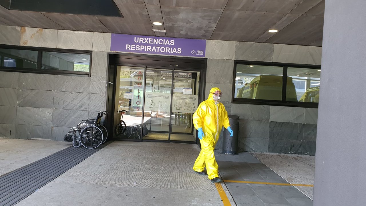 Urgencias en el hospital Alvaro Cunqueiro .
