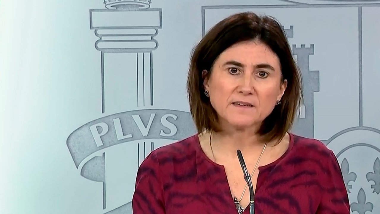 María José Sierra, ante la prensa.
