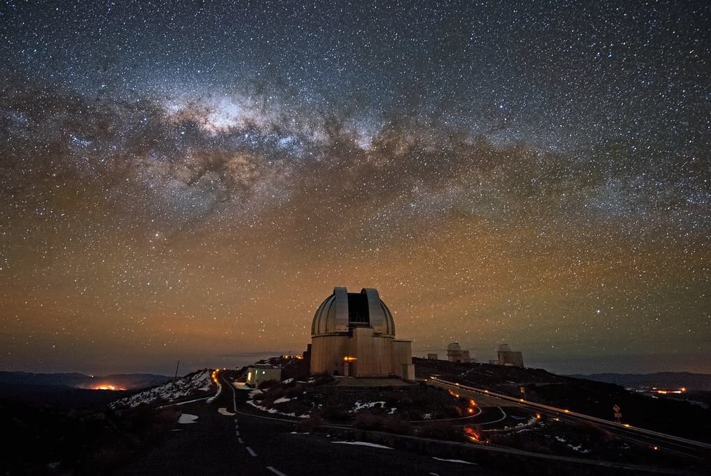 El telescopio de La Silla, en Chile, uno de los observatorios del ESO.