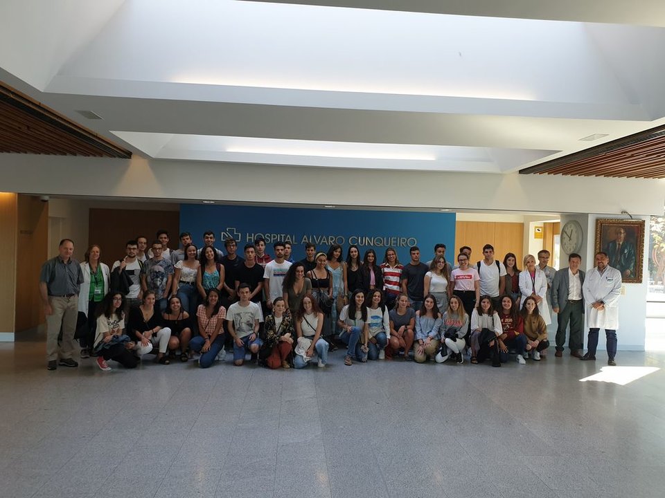 Alumnos del grado de Ingeniería Biomédica de la Universidad de Vigo.