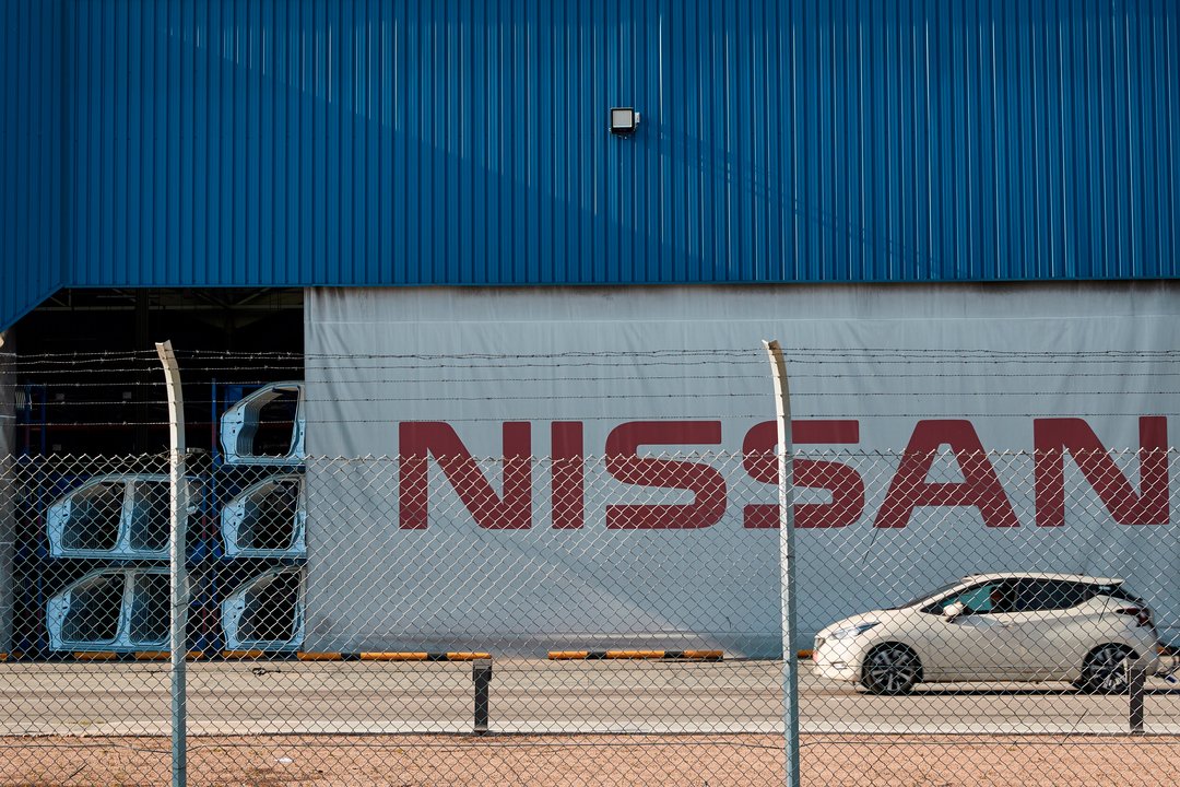 En la imagen, instalaciones Nissan del centro de la Zona Franca de Barcelona.