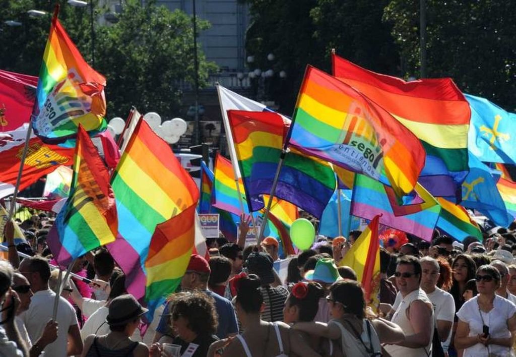 Manifestación del orgullo gay celebrada el pasado año en Madrid.
