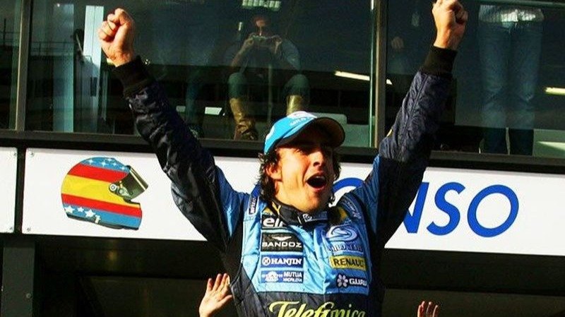 Alonso fue campeón del mundo en 2005 y 2006 con Renault.