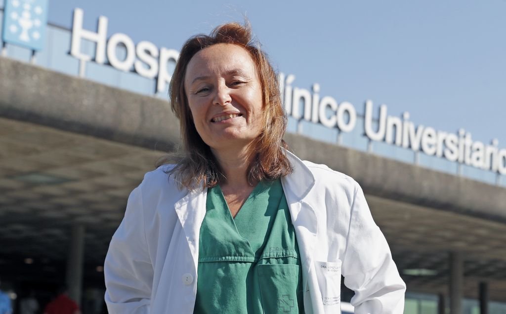 Ana López Lago, intensivista en el Complejo Hospitalario Universitario de Santiago.
