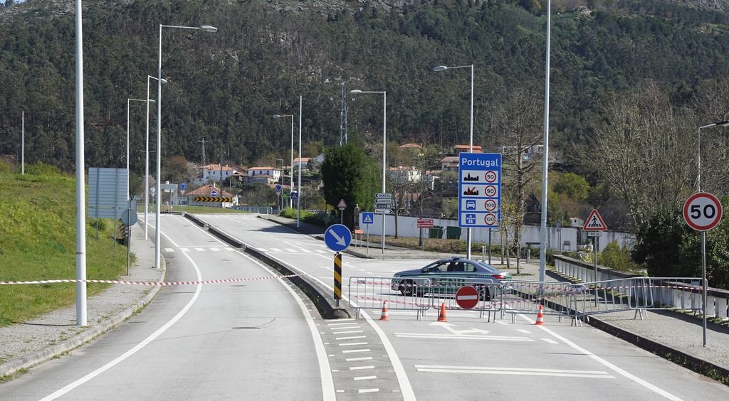 El gobierno portugués quiere que la reapertura de las fronteras sea coordinada. En la foto, paso de Goián.