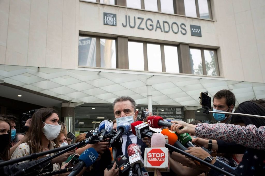 El delegado del Gobierno en Madrid, José Manuel Franco, el miércoles ante el Juzgado.