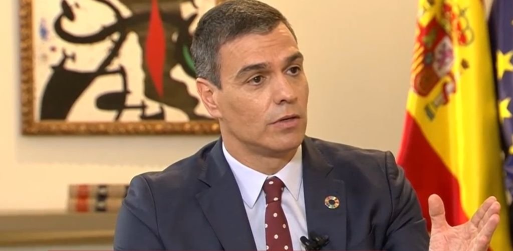 El presidente del Gobierno, Pedro Sánchez, en la entrevista concedida a La Sexta ayer.