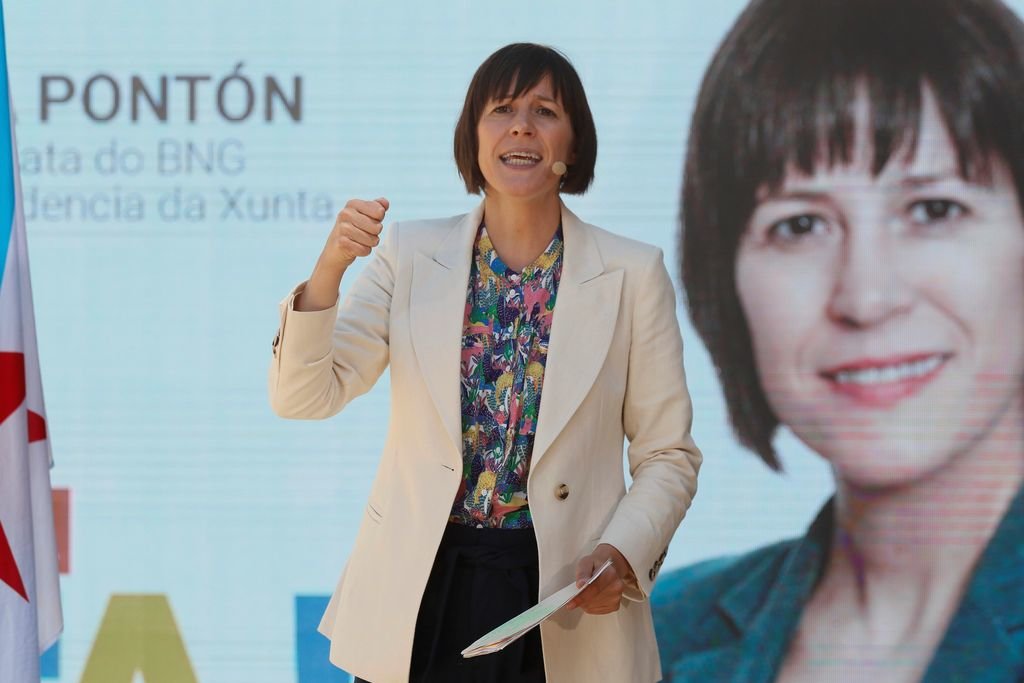 La candidata del BNG, Ana Pontón.