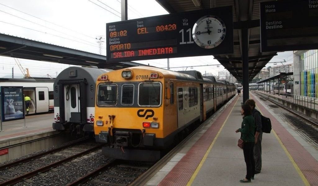 El tren Vigo-Oporto está suspendido desde marzo.