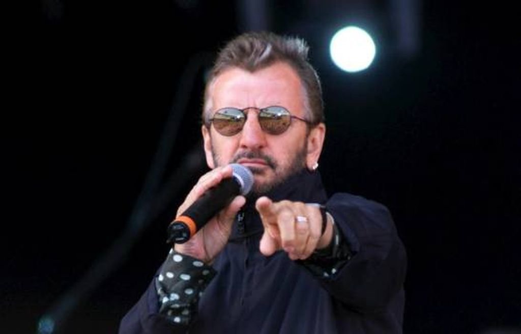 Ringo Starr, durante un concierto en el estadio olímpico de Munich en junio de 1999.