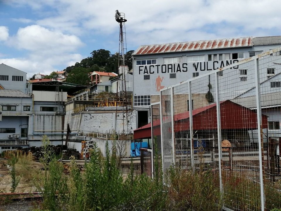 Las instalaciones de Vulcano en Teis están bastante deterioradas por desuso.