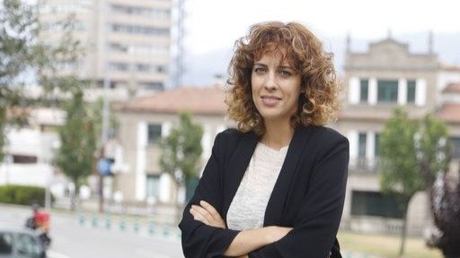 A deputada electa do BNG, a viguesa Alexandra Fernández.