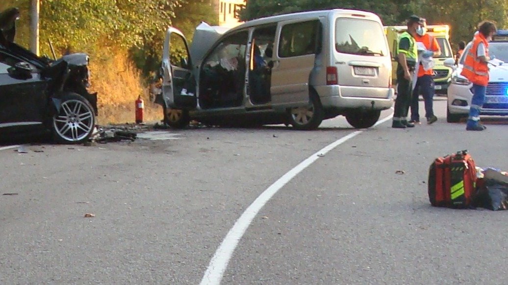 el accidente de circulación que ocurrió el pasado ,martes, día 21 en O Covelo