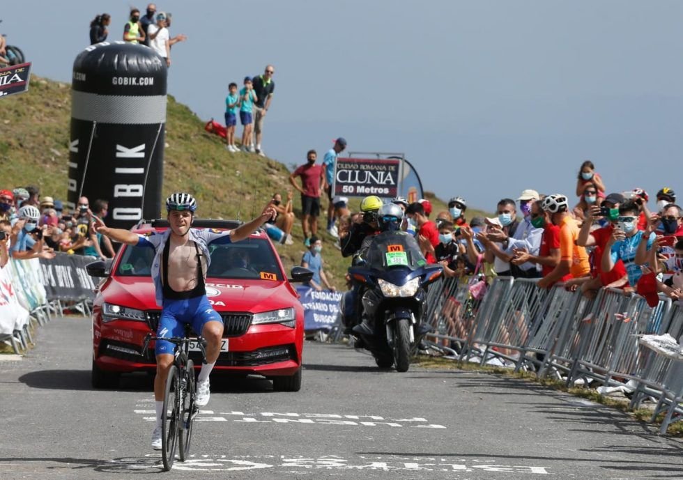 Remco Evenepoel se impuso ayer en la Vuelta a Burgos.