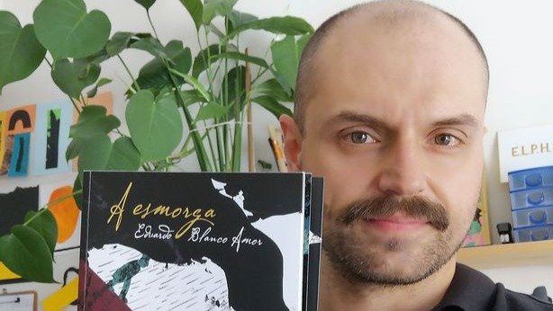 Diego Estebo, coa nova edición de “A Esmorga”, de Blanco Amor.