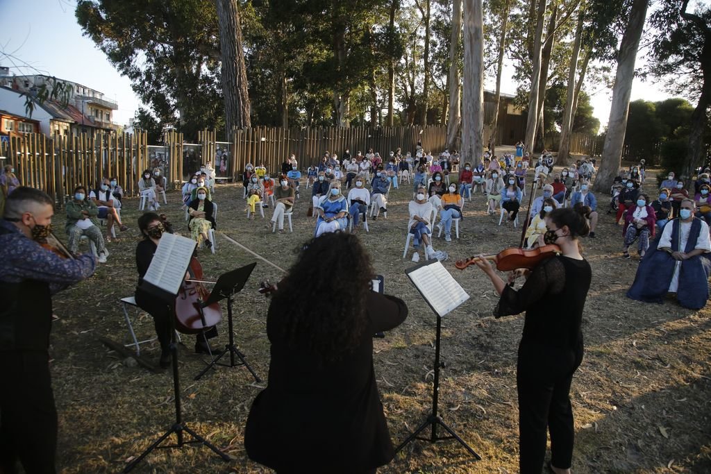 La Orquesta Vigo 430 tocó en dos ocasiones en la Finca Mirambell este mes de agosto.