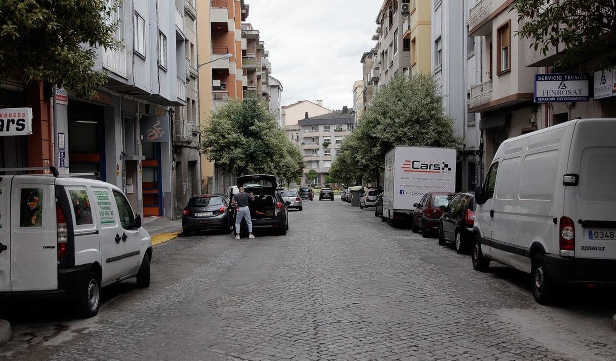Imagen de la calle Jesús Soria de Ourense.