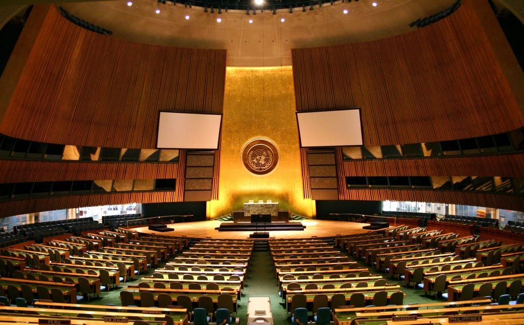 Sede de la Asamblea General de la ONU en Nueva York, que este año permanecerá vacía.