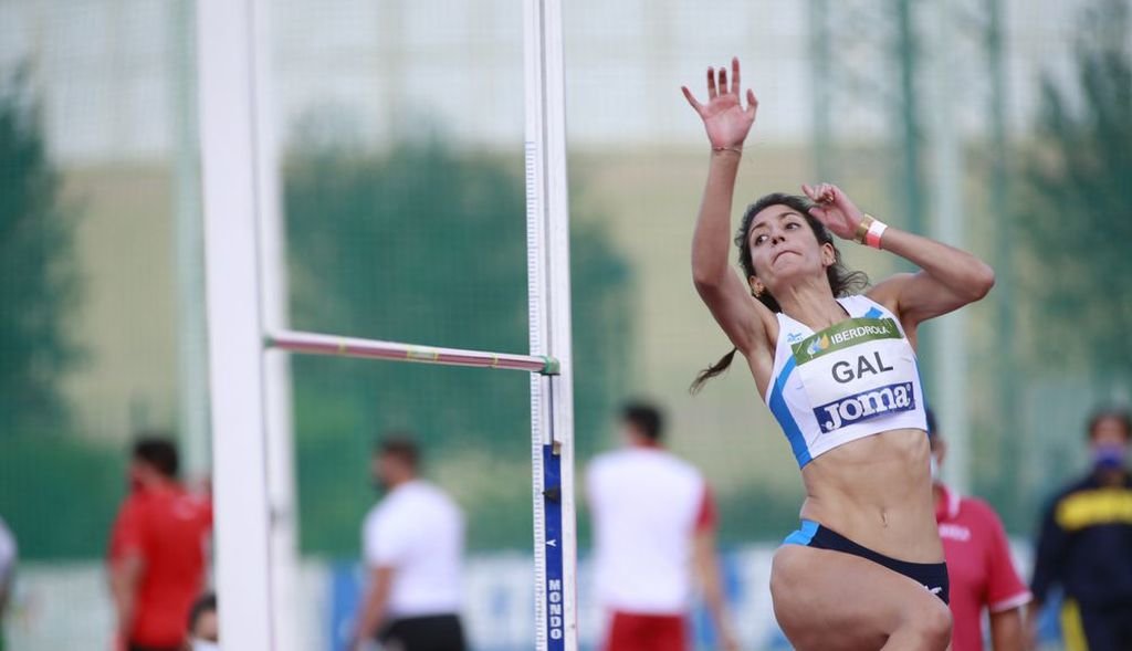 Saleta Fernández obtuvo el triunfo en la prueba de salto de altura en Ciudad Real.