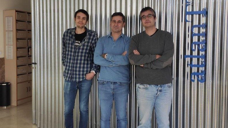 Mateo Ramos, Juan M. Santos e Luis Álvarez Sabucedo.
