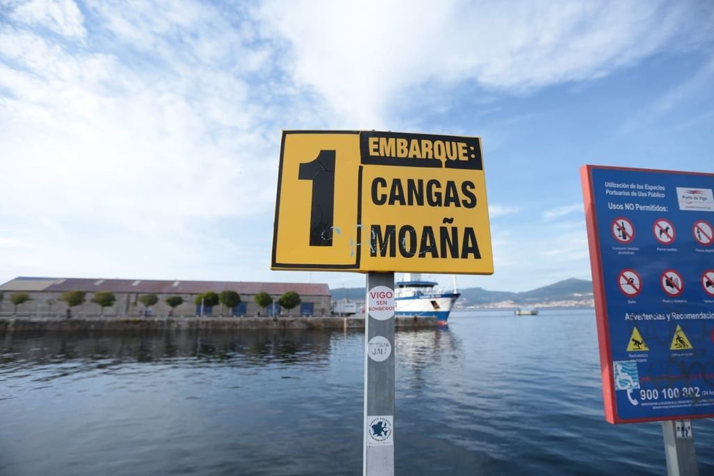 El servicio se reduce al mínimo los fines de semana, sin viajes a Moaña desde Vigo.