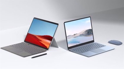 Surface Laptop Go y Surface Pro X de Microsoft