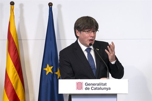 El expresident de la Generalitat de Catalunya Carles Puidgemont