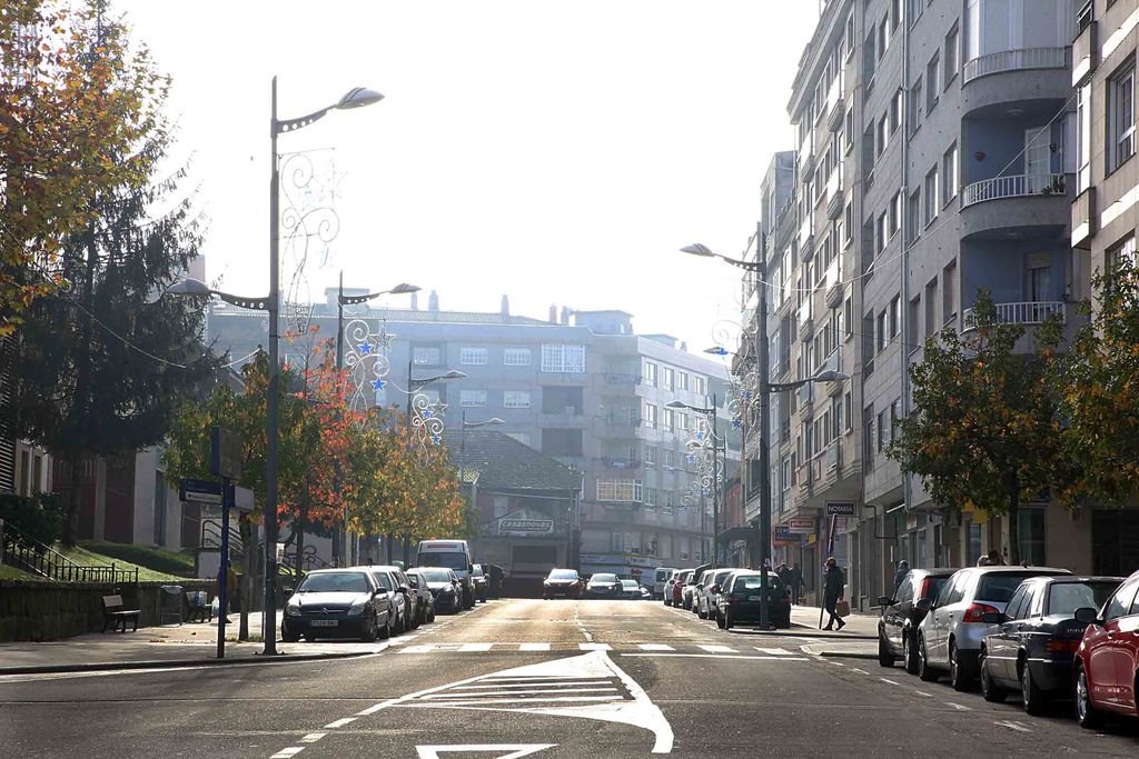Avenida de Galicia, que se limitará a un solo carril en dirección al centro urbano.