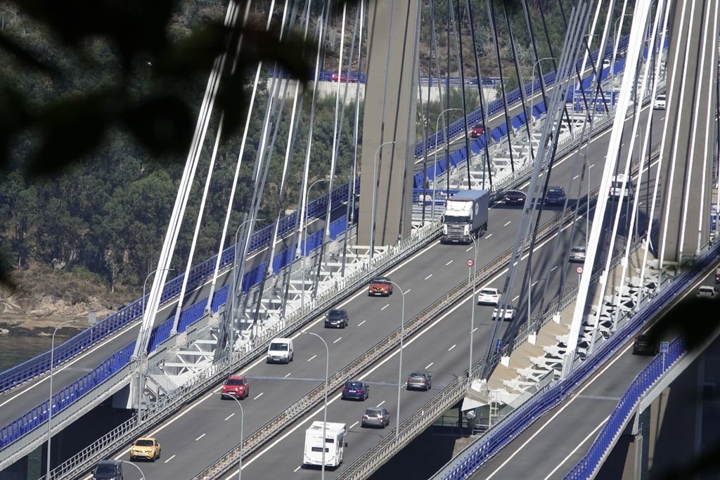 La ampliación del Puente de Rande, una de las causas por las que Audasa está aplicando una subida a sus tarifas.