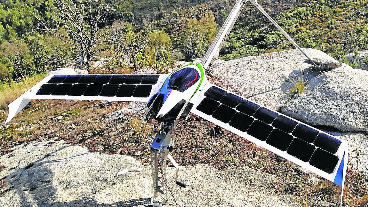 La aeronave no tripulada utilizada en el proyecto CIES Solar.