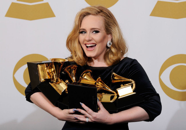 La cantante Adele.
