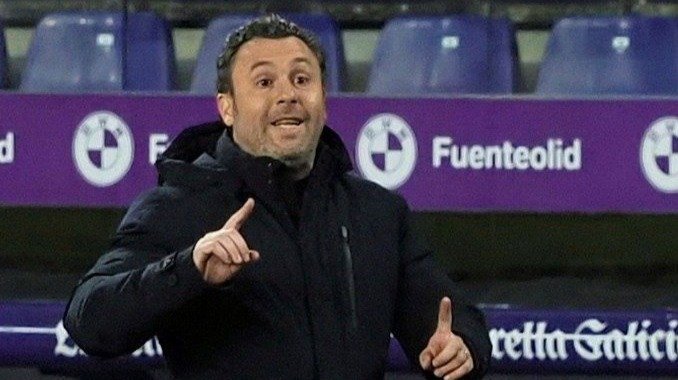 El entrenador del Valladolid, Sergio González.
