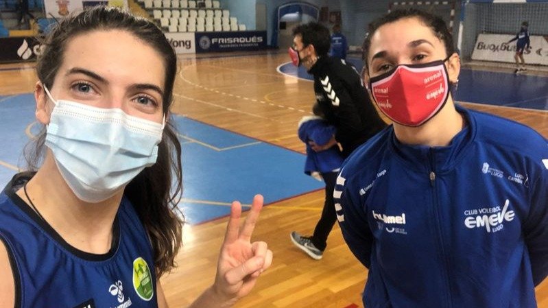 Alejandra del Burgo y Sara Urrea se enfrentaron ayer en Madrid.