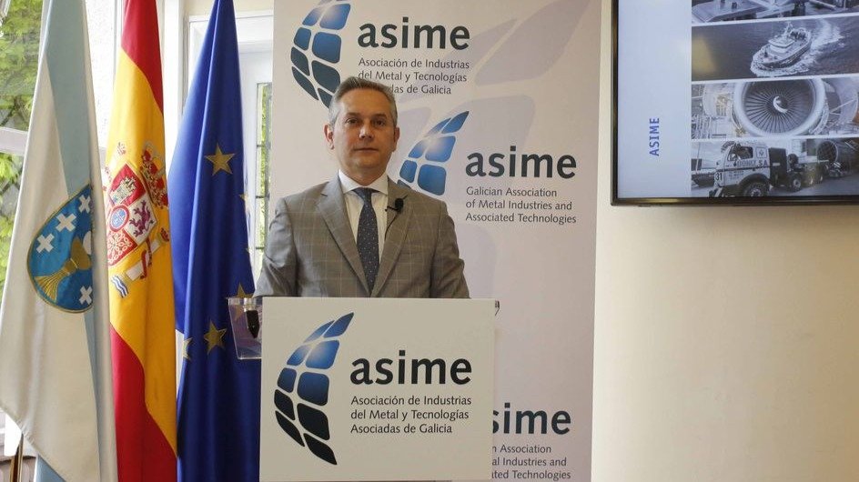Enrique Mallón, secretario general de Asime, durante la presentación de los resultados.