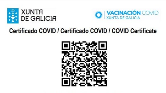 Certificado Covid Galicia