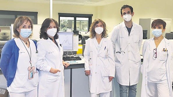 El equipo de Neumología del Álvaro Cunqueiro.