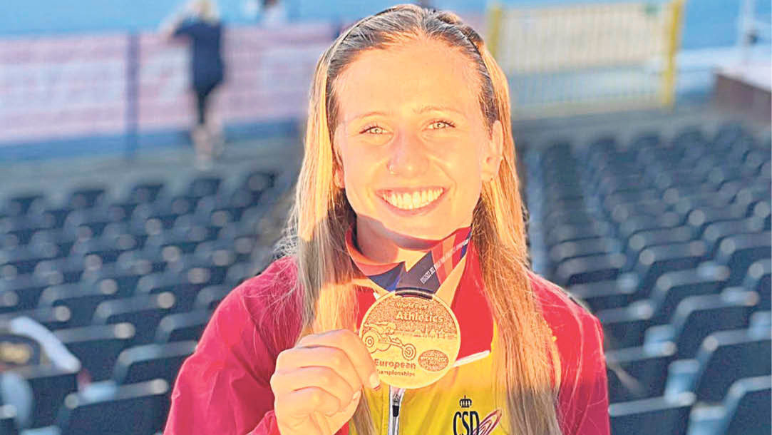Desirée Vila obtuvo ayer la medalla de bronce en el Campeonato de Europa de atletismo adaptado.